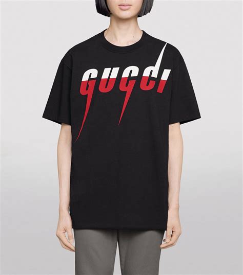 gucci crew neck replica|gucci blade t shirt real.